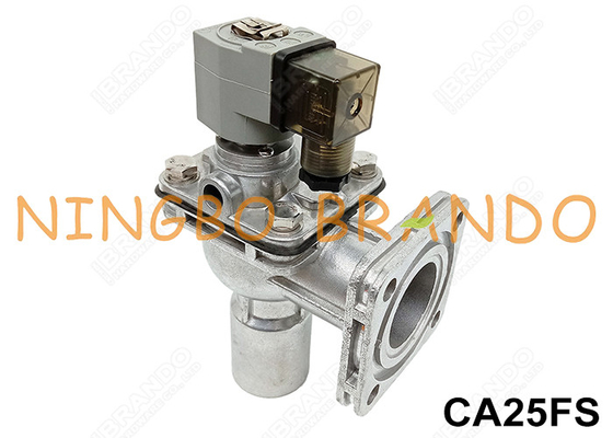 CA25FS 1&quot; válvula de solenoide portuária flangeada do diafragma para o filtro de saco