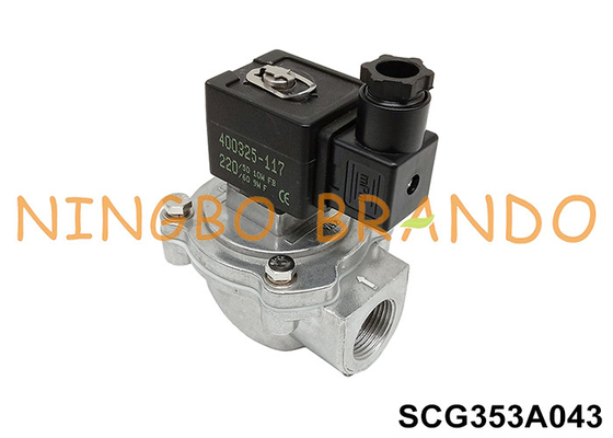 SCG353A043 3/4&quot; válvula DC24V AC220V do jato do pulso do ângulo direito