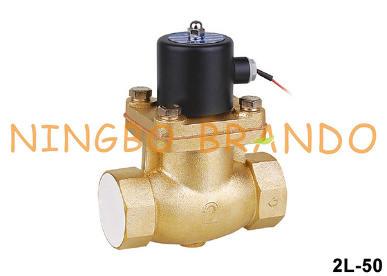 2L-50 2&quot; corpo de bronze 220VAC do selo da válvula de solenoide PTFE do vapor DN50