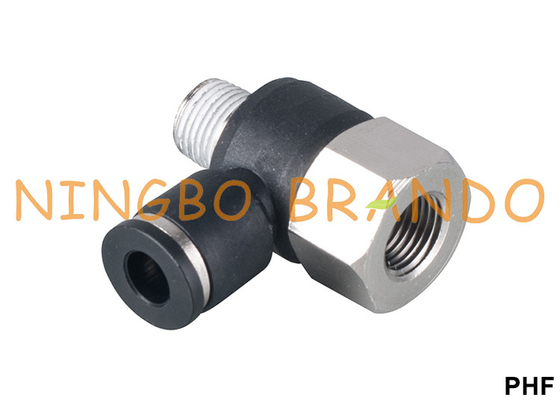 Cotovelo universal pneumático dos encaixes de tubo do ar da invasão plástica de PHF