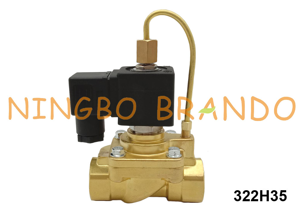 barra da alta pressão 40 da válvula 322H35 Parker Type Normally Open Solenoid de 1/2 de”