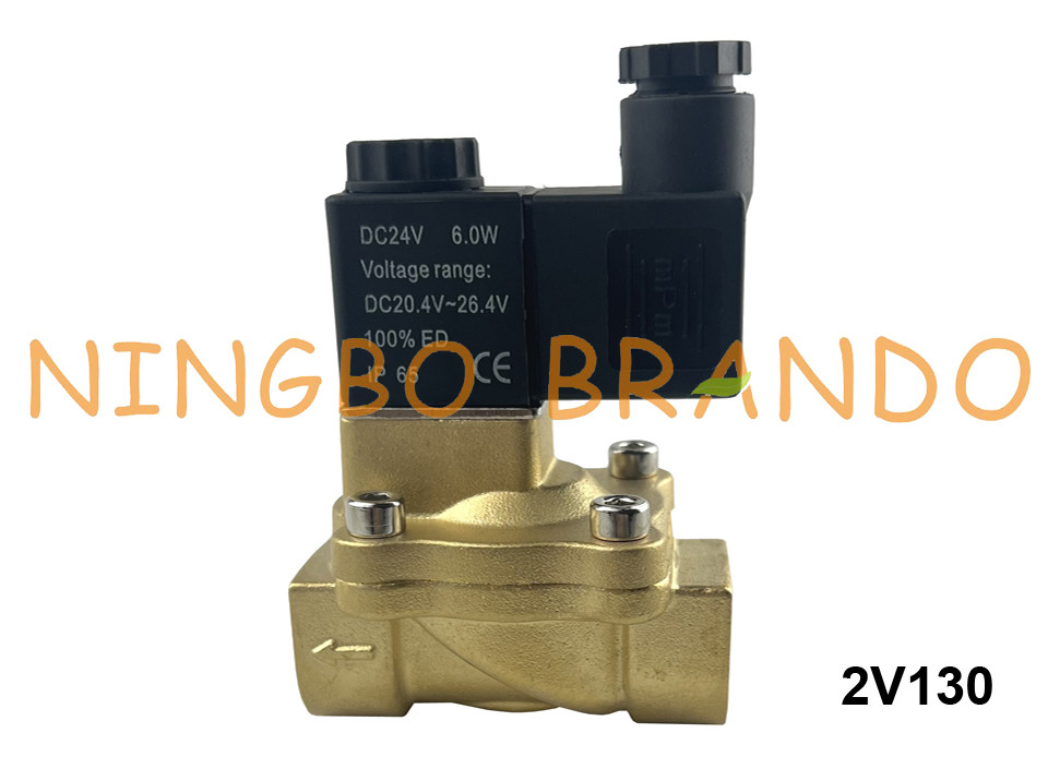 Tipo de Airtac - válvula de solenoide de bronze 2V130-10 de 2/2 maneiras 2V130-15 3/8&quot; 1/2”