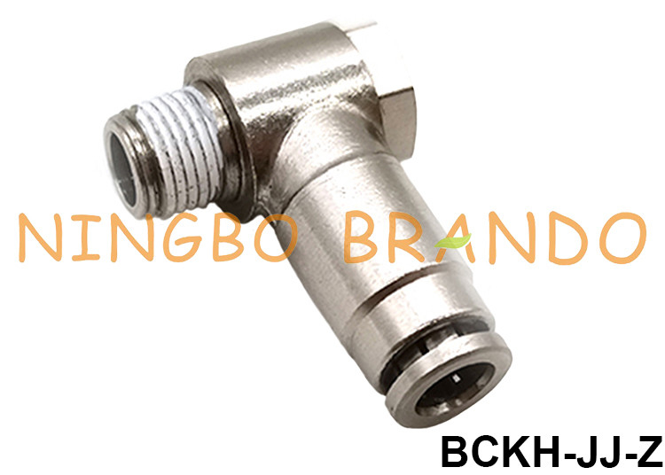 Empurrar masculino do banjo o tubo conecta rapidamente o encaixe de mangueira pneumático 1/8&quot; 1/4&quot; 3/8&quot; 1/2 do metal de bronze”