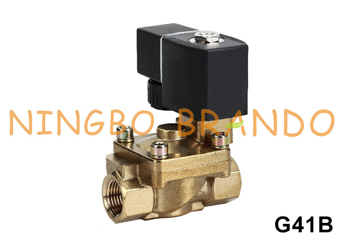 40 bar válvula de solenoide de latão de alta pressão para máquina de sopro de garrafas 24V 110V 220V