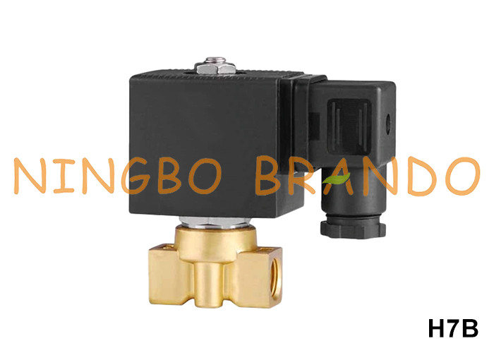 170 bar Água Ar Gás Latão válvula de solenoide de alta pressão 1/8' 1/4' 3/8' 220V 24V