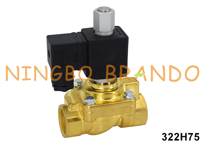 322H75 1/2'' 40 bar Tipo Parker Válvula solenoide normalmente aberta 24V 110V 220V