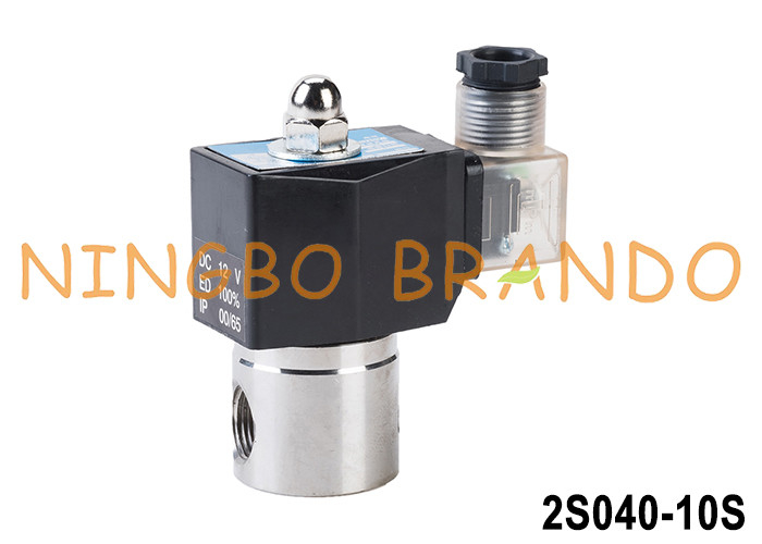 2S040-10 3/8'' Água-Ar Óleo Solenoide de Aço Inox 12V 24V 110V 220V