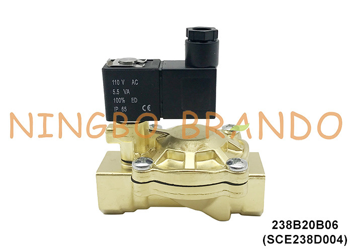 SCE238D004 3/4' ASCO Tipo de válvula de solenoide de latão elétrico para água 24V 110V 220V