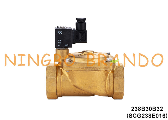 SCG238E016 1-1/4' ASCO Tipo de válvula solenoide de água de latão 24VDC 110VAC 220VAC
