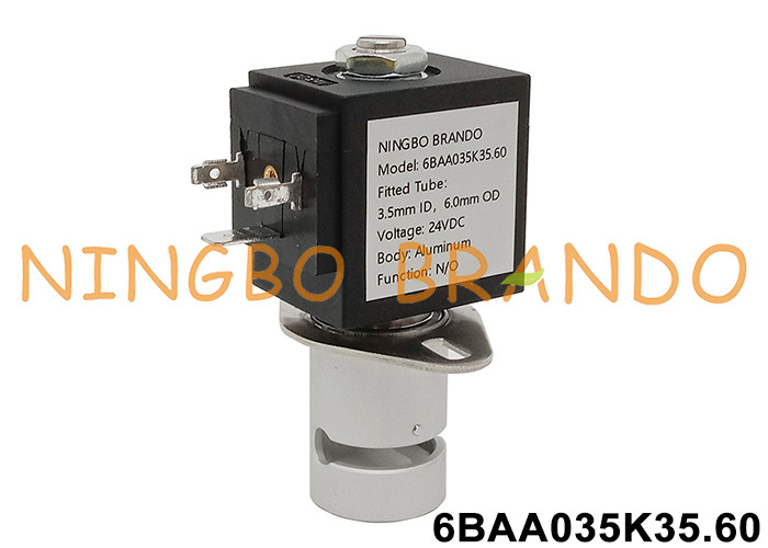 2 vias aberta normalmente válvula de pinça solenoide para máquina de café 12V 24V 110V 220V