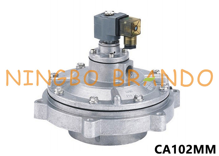CA102MM válvula de jato de pulso de imersão total de 4' para filtro de sacos 24V DC 220V AC