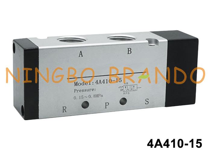 4A410-15 Airtac Type 1/2'' Pneumatic Air Valve 5 Port 2 Position