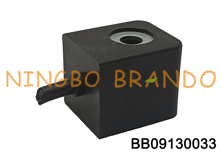 Tipo CNOMO bobina de válvula solenoide pneumática com fio de cabo 9 mm diâmetro de buraco 13VA 10W