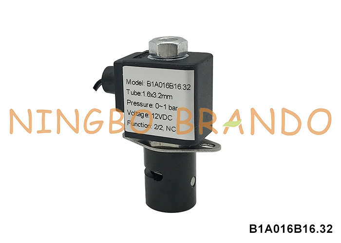 Clampada de válvula de pinçação de solenoide normalmente fechada 3,2 mm tubo 220V 110V 24V 12V