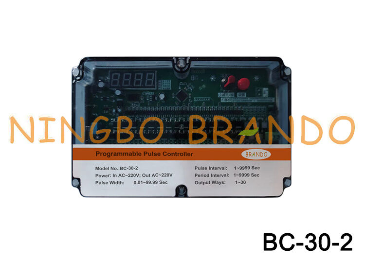 220VAC em 220VAC fora 30 linhas controlador de pulso válvula temporizador para coletor de poeira