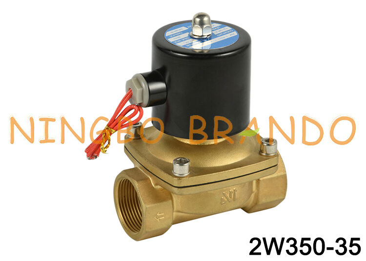Válvulas Solenoides de Água de 1 1/4 Polegadas 2 Vias Normalmente Fechadas 2W350-35