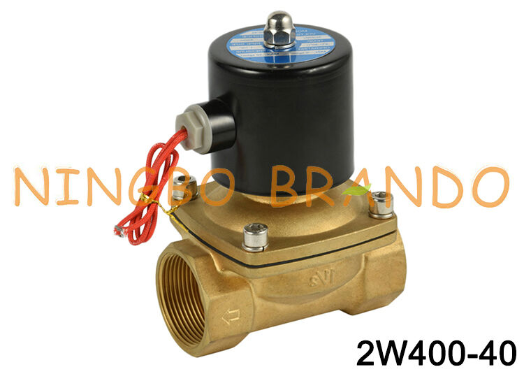 Válvula Solenoide de Água Normalmente Fechada 2/2 Vias 1-1/2'' 24VDC 2W400-40