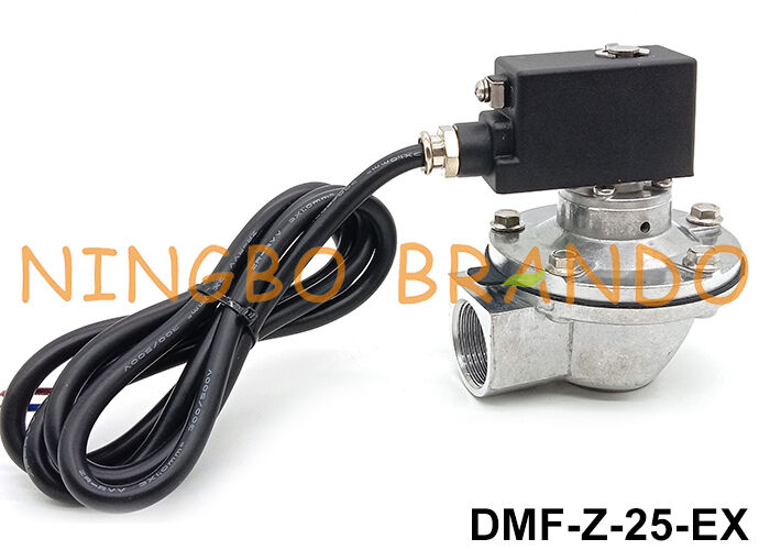BFEC 1'' DMF-Z-25 válvula de jato de pulso de ângulo reto com bobina à prova de escape 24V 220V