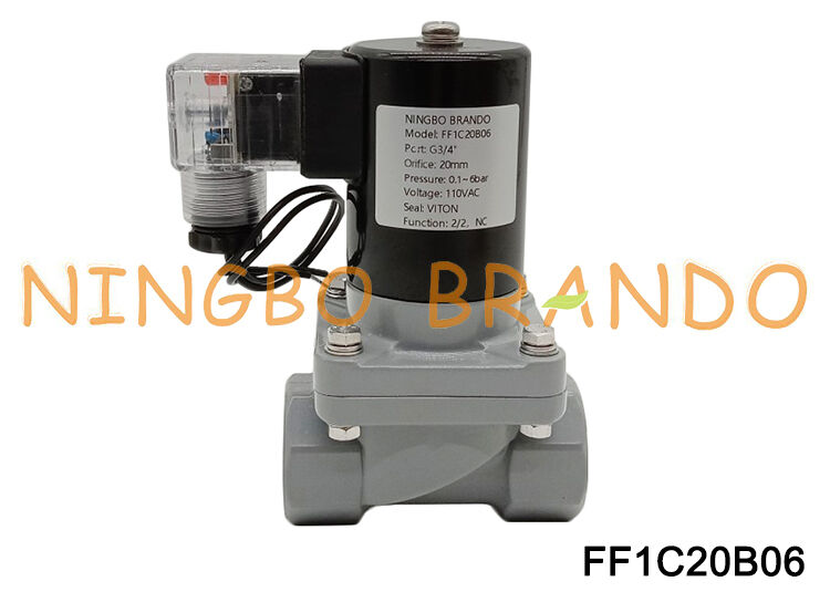 3/4" válvula resistente do alcaloide ácido da água salgada da corrosão da polegada CPVC anti