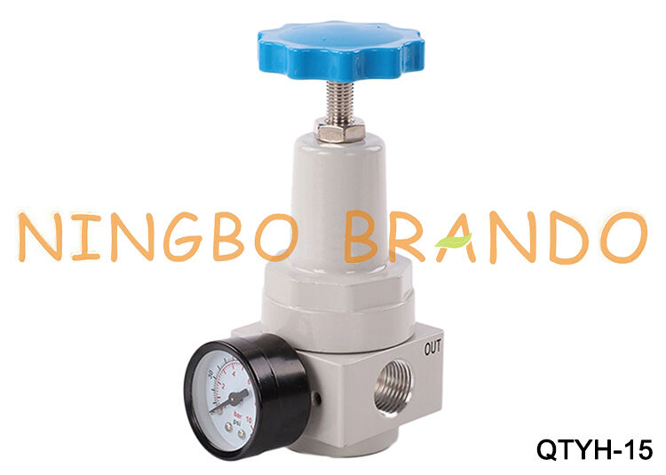 QTYH-15 1/2'' Regulador de ar pneumático de alta pressão QTYH de 35 bar com medidor