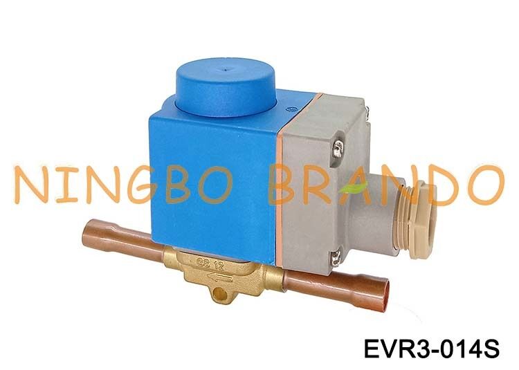 Válvula solenóide tipo Danfoss 032F1206 EVR 3 1/4 '' polegada solda NC