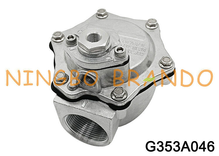 ASCO Tipo G353A046 Válvula de diafragma duplo piloto remoto com controle de ar de 1 1/2 polegada