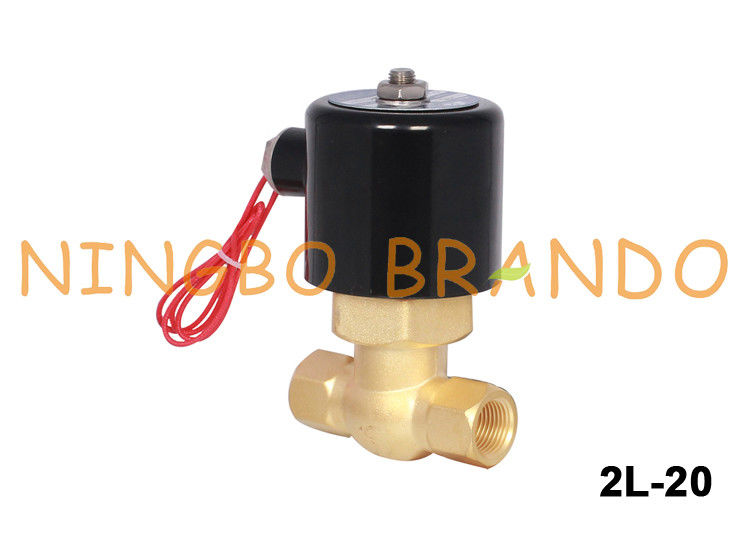 Tipo US-20 2L-20 3/4&quot; de UNI-D válvula de solenoide de bronze AC110V do vapor de água quente AC220V DC24V