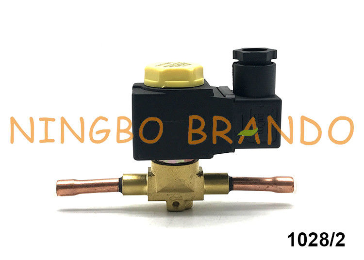 Castel Type 1/4&quot; válvula de solenoide de bronze 1028/2 1028/2A6 da solda do ODS