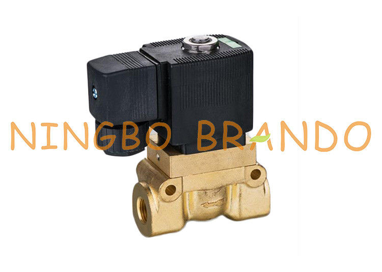 Tipo 1/2' 5404 válvula solenoide de latão de pistão de 2/2-direção servoassistida de alta pressão