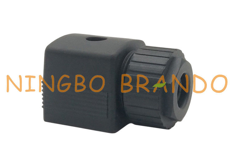 MPM 18mm M3 x 28 3 conector preto da bobina do solenoide do formulário A do RUÍDO 43650 do Pin
