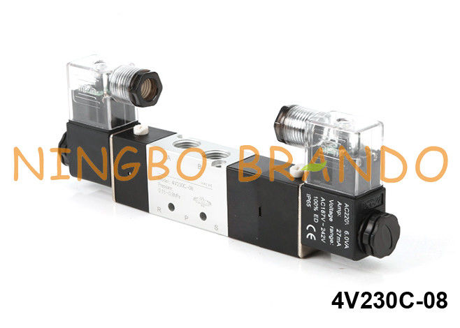 Tipo válvula de solenoide pneumática 4V230C-08-DC24V DC24V de 4V230C-08 Airtac
