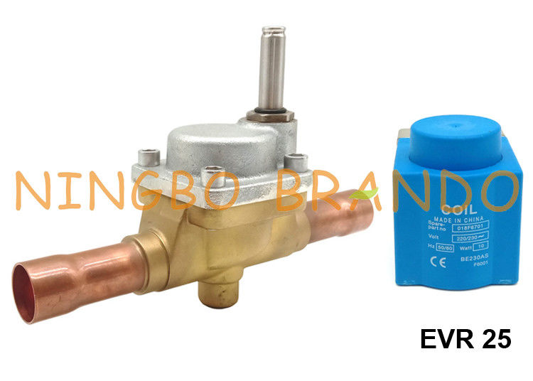 Danfoss datilografa a válvula de solenoide da refrigeração 032F2201 de EVR 25 1 1/8&quot;