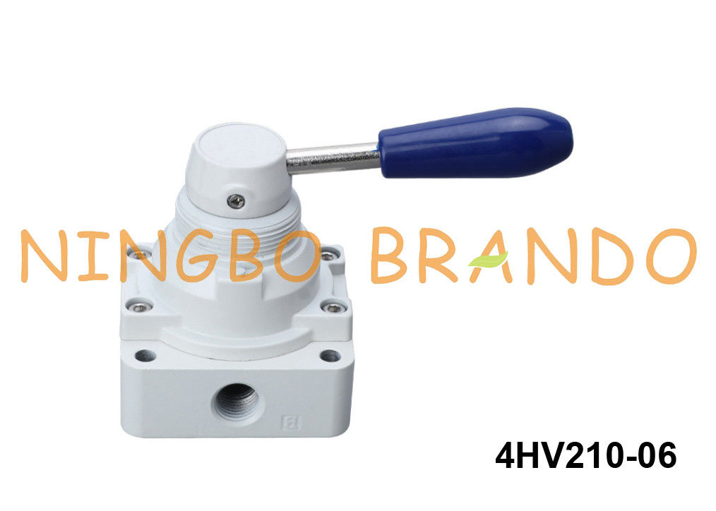 Tipo maneira manual de 4HV210-06 Airtac da válvula de ar 4/2 da alavanca da mão