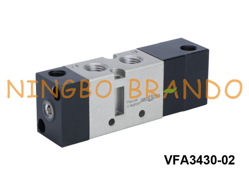 Tipo posição pneumática de VFA3430-02 SMC da maneira 3 de Valve 5 do piloto do dobro