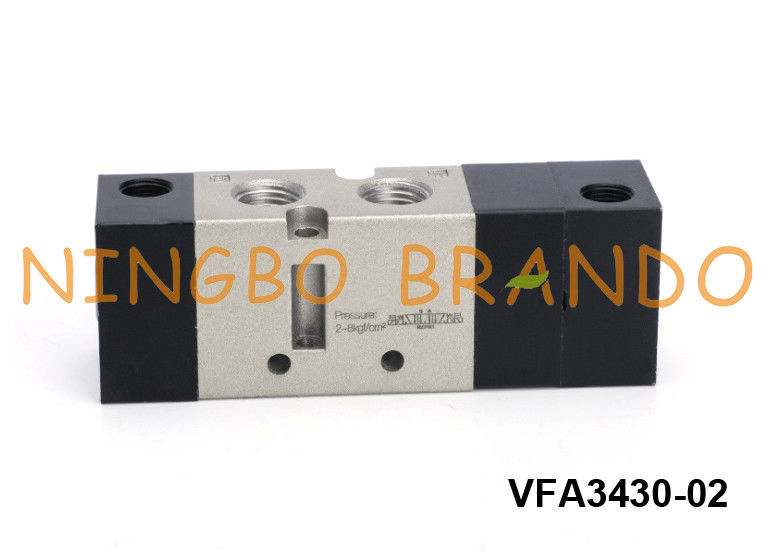 Tipo posição pneumática de VFA3430-02 SMC da maneira 3 de Valve 5 do piloto do dobro