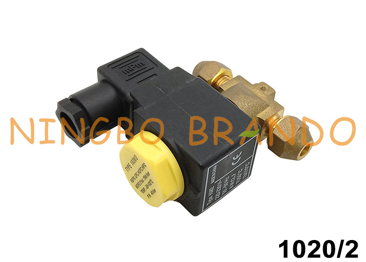 1020/2 de 1/4&quot; SAE Flare Refrigeration Solenoid Valve Castel Type