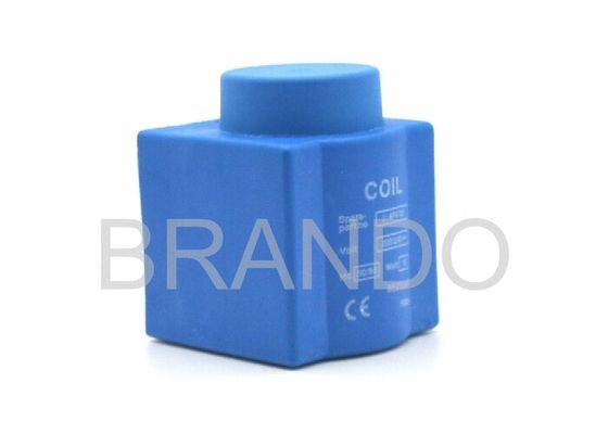 R134a Refrigeration System Pneumatic Solenoid Coil EVR 230V Brass Body Blue Color