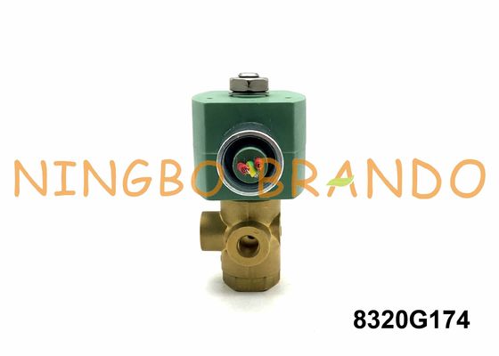 120VAC/60Hz 110VAC/50Hz ASCO Type 1/4" NPT 8320G174 3 Way Quick Exhaust Solenoid Valve