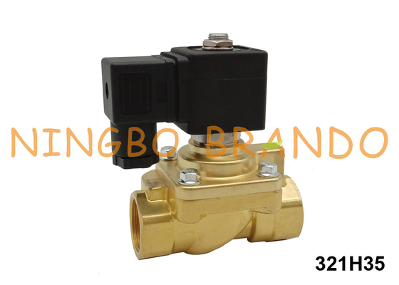 barra 24V 220V da válvula de solenoide 40 321H35 Parker Type High Pressure Brass de 1/2 de”