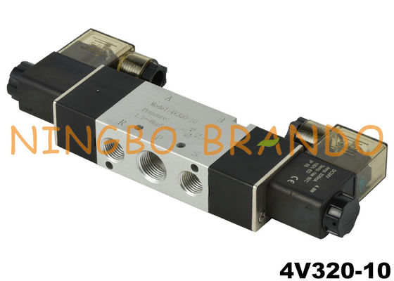 4V320-10 3/8'' válvula solenóide de controle de ar pneumático DC24V DC24V