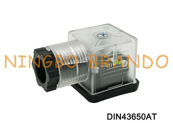 Tipo transparente A do RUÍDO 43650 do conector 18mm da bobina da válvula solenóide DIN43650A