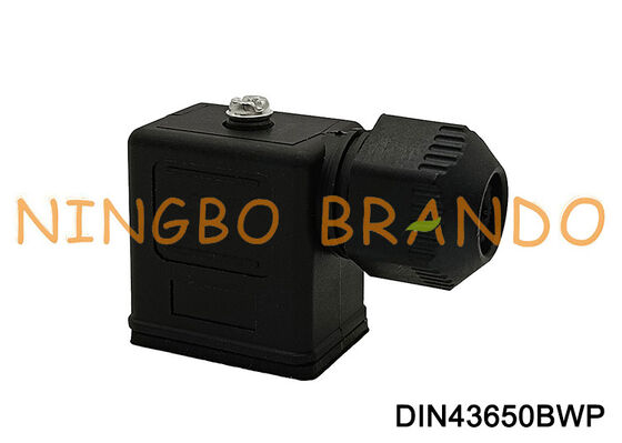 Formulário B do RUÍDO 43650 do conector IP67 da bobina da válvula solenóide impermeável DIN43650B