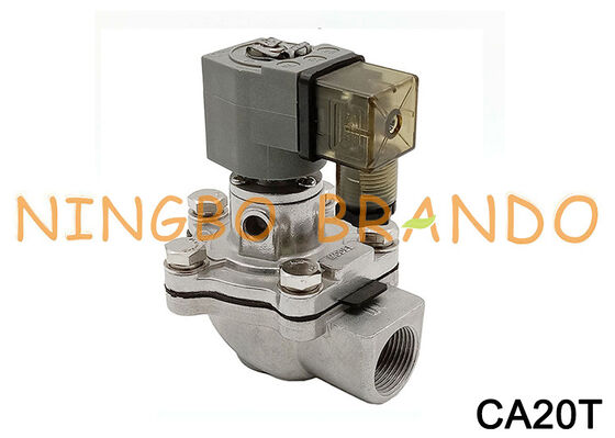 Válvula de diafragma de pulso do coletor de poeira CA20T G3/4 '' 220V 110V 24V