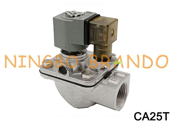 Válvulas de diafragma AC220V AC110V DC24V do jato do pulso do ângulo direito de G1" CA25T