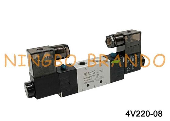 Válvula Solenóide Pneumática Airtac Tipo 4V220-08 5/2 Vias