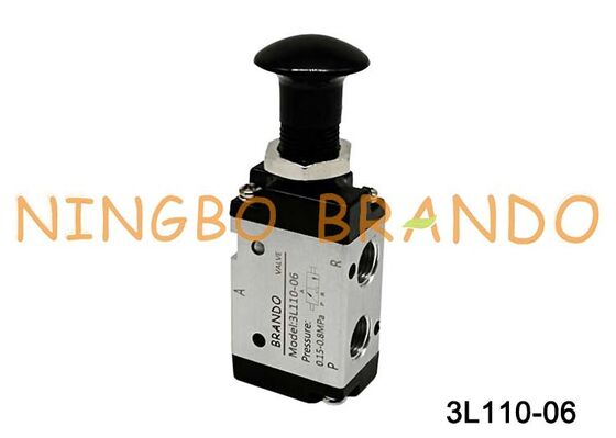 Válvula de controle de ar push-pull Airtac tipo 3L110-06 3L 3/2 vias