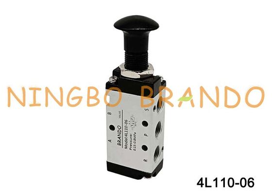 Válvula de controle de ar push-pull Airtac tipo 4L110-06 4L 5/2 vias