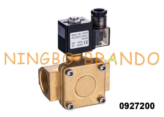 válvula de solenoide de bronze normalmente fechada do compressor de ar 0927200 de 1/2”