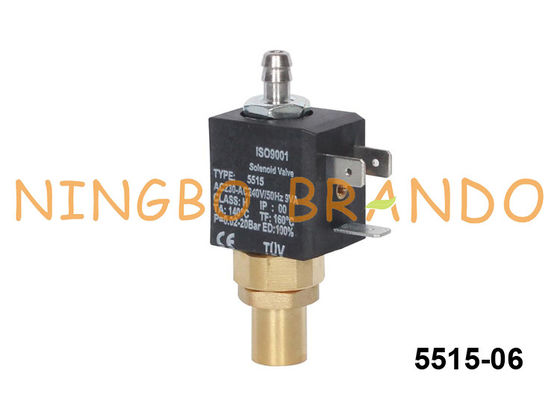 Tipo 3 válvula de 5515 CEME de solenoide de bronze normalmente fechada da maneira para o fabricante 24V 220V da máquina do café