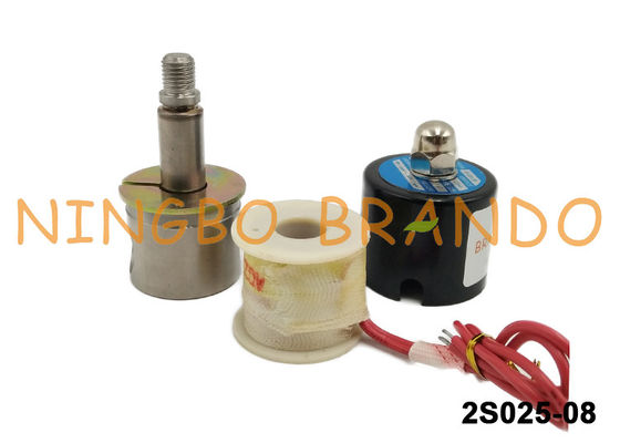 UNI-D válvula de solenoide de aço inoxidável DC24V de SUS-08 tipo G1/4” AC220V